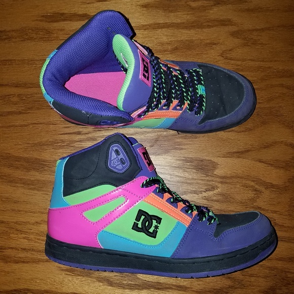 colorful dc shoes